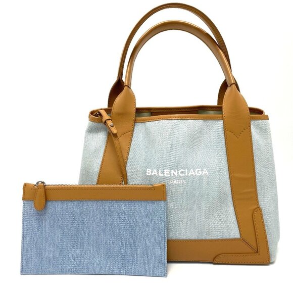 BALENCIAGA Blue Tote Bag - Picture 1 of 14
